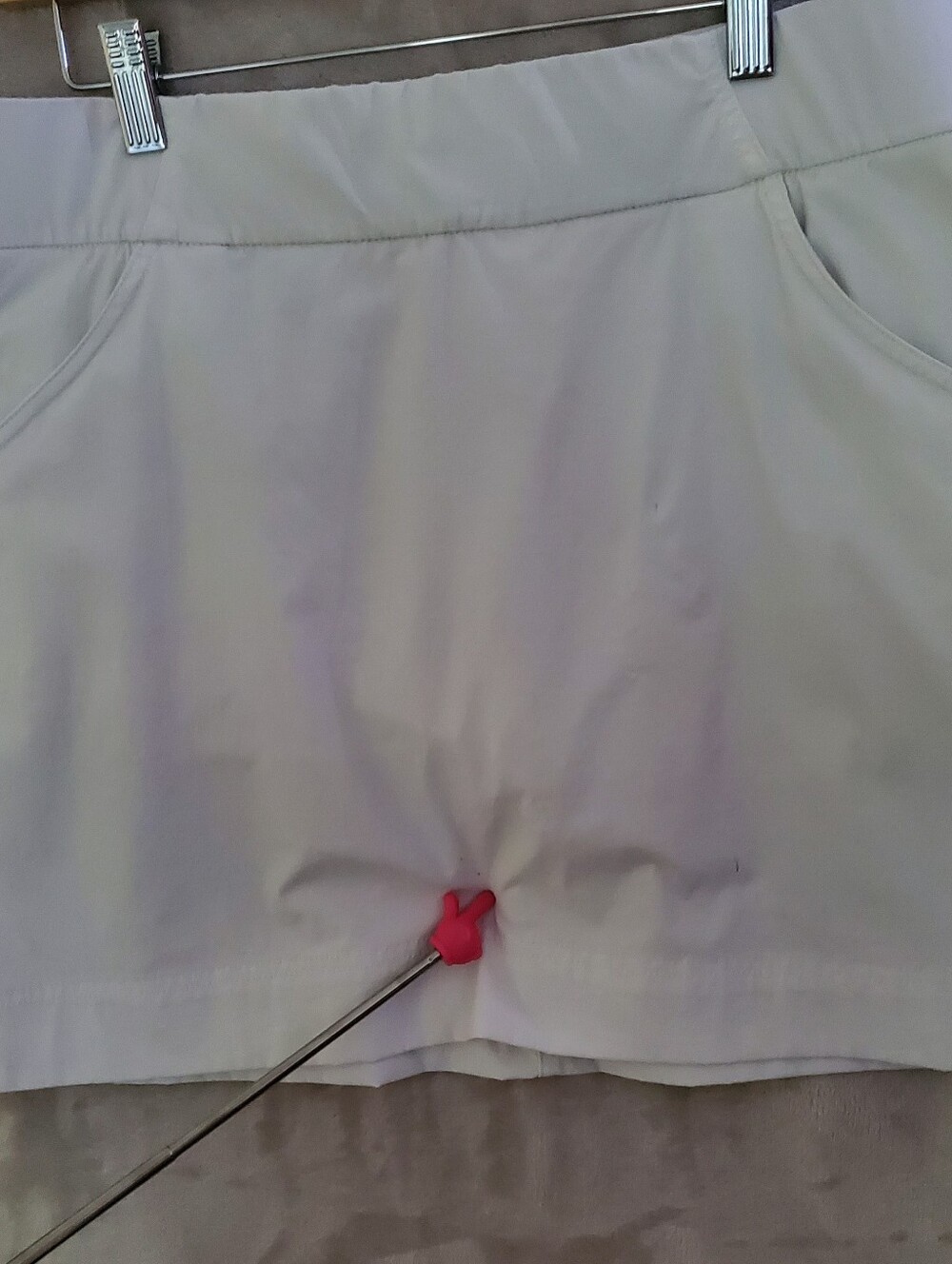 Columbia Anytime Skort Womens L White Tennis Golf Mini Skirt Athleisure Stretch - Picture 7 of 15